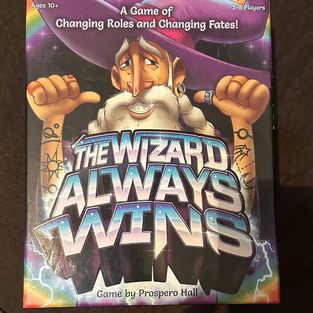 The Wizard Always Wins Board Game by - Purple